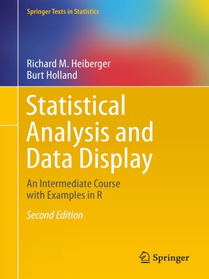 cover image of Statistical Analysis and Data Display